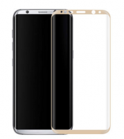 Curved 3D tempered glass - gold